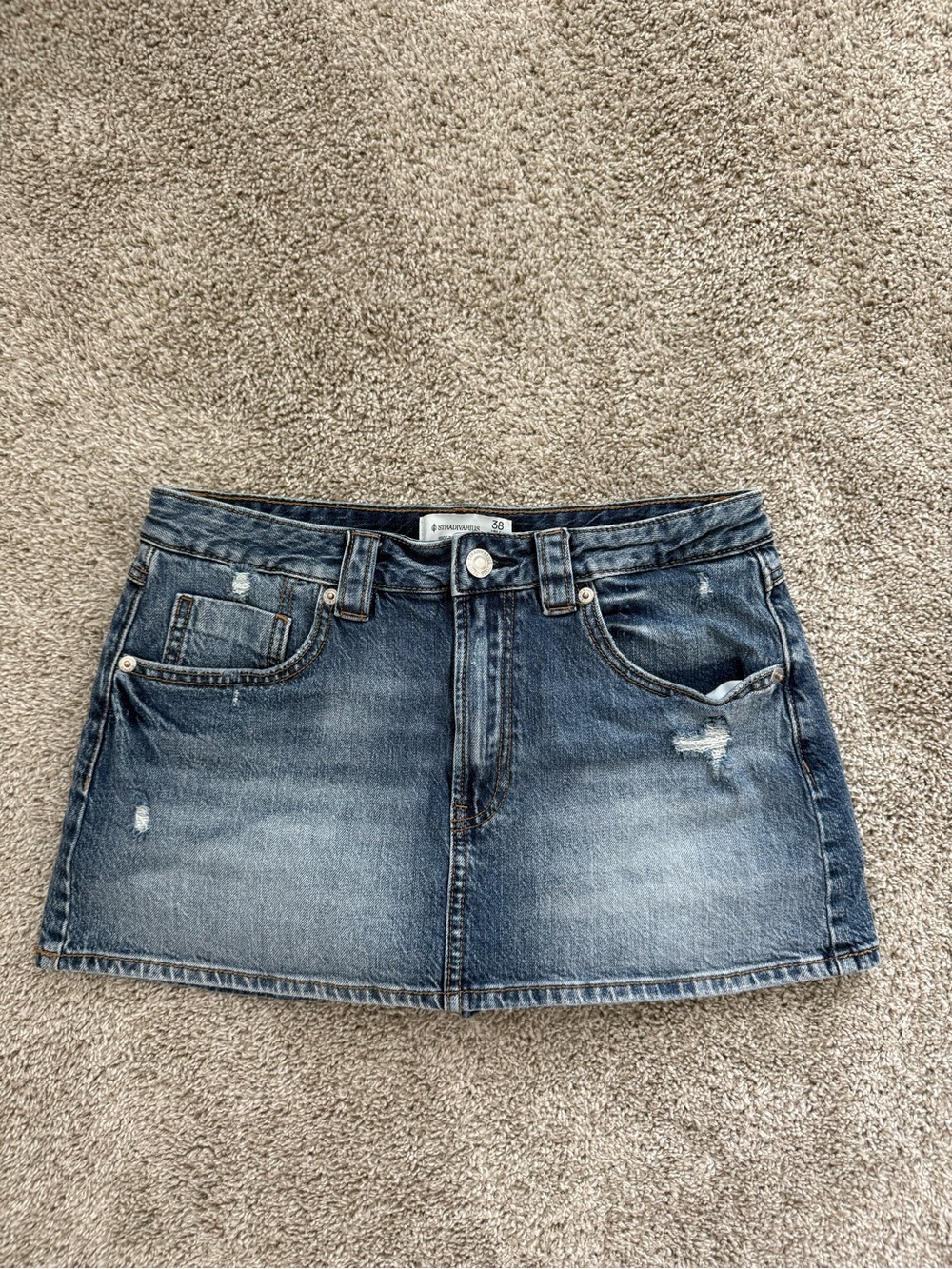 Stradivarius denim skort